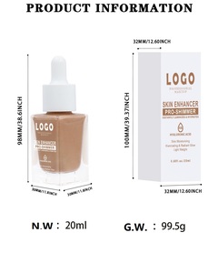 Marque privée gouttes de rosée sérum pour le visage acide hyaluronique éclaircissant la peau hydratant soin de la peau éclaircissant maquillage apprêt - Product Image 4