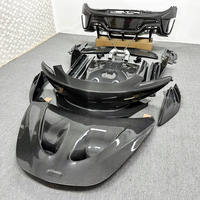 Kit de Carrocería de Fibra de Carbono Estilo 600LT para McLaren 540C 570S Coupé, Parachoques Delantero y Escape, 100% Compatible