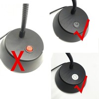 Lampe de bureau LED Aomei XD-10T Mini 5V/12V/24V avec capteur tactile, contrôle intelligent, gradation progressive, protection IP30