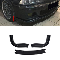 Lèvre avant en matériau PP à motif fibre de carbone pour BMW E39 M5 1997-2004, lèvre de pare-chocs avant de voiture à 3 segments