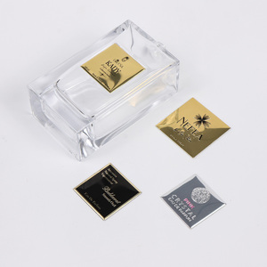 Hairline Finish Aluminum Metal Stickers Elegant Silver Anodized Logo Plates for Premium Office Partitioning - Product Image 2