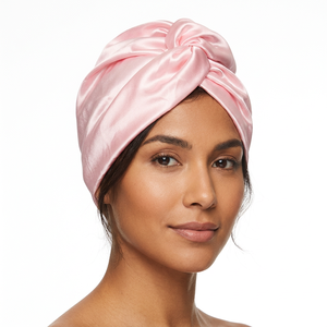 Gorro de Dormir de Seda 100% con Logotipo Personalizado para Mujer, 22 Momme, con Banda Elástica, de Lujo, para Uso Diario, Unisex - Product Image 3