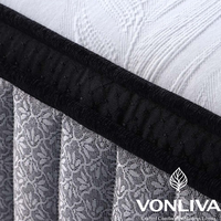 Vonliva King Queen Doppelgröße Hybrid Latex Gel Memory Foam Taschenfederkernmatratze in Rollform für Schlafzimmer Wohnmöbel