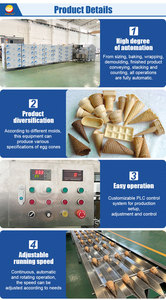 Industrial Mini Ice Cream <strong>Cone</strong> Maker Waffle Egg Roll Sugar <strong>Cone</strong> <strong>Small</strong> Processing Machine for Chocolate Production - Product Image 6