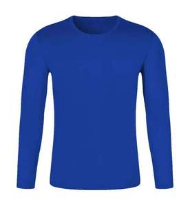 Camiseta de Manga Larga Personalizada con Logotipo, de Secado Rápido, Lisa, de Poliéster, para Pesca y Actividades al Aire Libre, para Hombre - Product Image 4