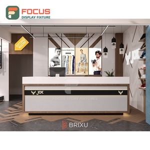 Étagères murales métalliques de haute qualité pour boutique, solution complète pour magasin de vêtements - Product Image 4