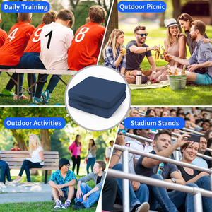 إسفنجة محمولة مبطنة مقاومة للأشعة البنفسجية مقاومة للماء مع مقبض لنزهات التخييم ومقاعد الاستاد - Product Image 4