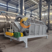 Séparateur de compost à tambour, crible rotatif avec structure en acier, pour le traitement des minerais, moteur 380V et roulement