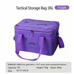 Bolsa de Almacenamiento Táctica para Exteriores de Gran Capacidad, 30L, Tela Oxford, Impermeable IPX-5, Grosor de 3mm, Anticolisión, para Tanque de Gasolina, Camping - Product Image 6