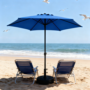 <span class=keywords><strong>Parasol</strong></span> sur mesure bleu 2,7 m <span class=keywords><strong>grand</strong></span> <span class=keywords><strong>parasol</strong></span> en aluminium pour usage extérieur - Product Image 6