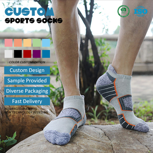 Calcetines Profesionales Unisex de Algodón Peinado, Gruesos, Acolchados, Antideslizantes y Transpirables para Correr Maratones - Product Image 1