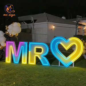 Panneau lumineux LED autoportant de 4 pieds, lettres lumineuses pour la <span class=keywords><strong>location</strong></span> d'événements, la décoration de fête, de mariage et les fournitures - Product Image 2