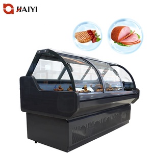 Thương Mại Thịt Mát Lưu Trữ Làm Mát Deli Tươi Thịt Hiển Thị Showcase Tủ Lạnh Cho Gà Butcher Cửa Hàng - Product Image 1