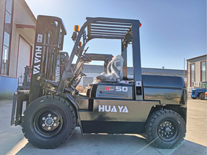 무료 배송 거친 지형 지게차 3 톤 3.5 톤 4 톤 5 톤 디젤 지게차 4x4 일본 엔진 강력 - Product Image 4