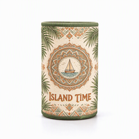 Porte-canettes isotherme en néoprène de 5 mm d'épaisseur avec logo personnalisé pour canettes de bière de 12 oz