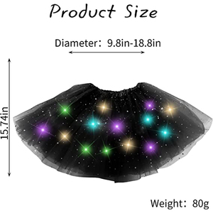 Costume de Noël d'Halloween LED <span class=keywords><strong>Tutu</strong></span> Jupe Adulte Adolescents <span class=keywords><strong>Tulle</strong></span> Classique Jupe Élastique Costume de Fête Femmes Light up Tutus - Product Image 3