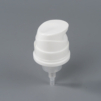 Pompe à mousse distributrice de savon en plastique blanc 30 mm pour emballage cosmétique en gros pour bouteilles