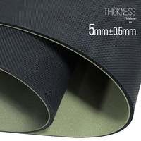 Tapis de Pilates rectangulaire épaissi de 5 mm en caoutchouc PU avec logo personnalisé, coque de noix de coco, pour exercices de renforcement du tronc, appuie-tête et Reformer Pilates Yoga