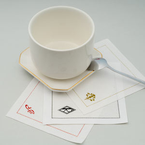 Serviettes <span class=keywords><strong>de</strong></span> <span class=keywords><strong>table</strong></span> en tissu réutilisables carrées <span class=keywords><strong>de</strong></span> luxe personnalisées avec logo pour les entreprises, les bars, les fêtes, les mariages, les anniversaires et les anniversaires <span class=keywords><strong>de</strong></span> mariage - Product Image 3