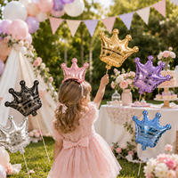 Ballons en Mylar à Succès : Couronnes Or Rose et Argent pour Anniversaires, Mariages, Baby Showers, Fêtes, Cadeaux et Jouets