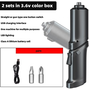NEOBRISKEN Lithium Battery Screwdriver Rechargeable Multi-function Folding 108 Pieces Power Tools N247 Lithium Battery Screwdriv - Product Image 5