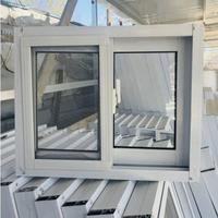 Fenêtre coulissante de sécurité moderne de haute qualité, double vitrage, isolation thermique et insonorisation, fenêtre en vinyle pour résidentiel et bureaux