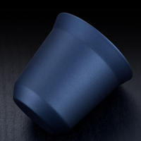 Taza de Café Espresso Mini Personalizada con Logotipo, Moderna, de Acero Inoxidable 304, Aislada, Irrompible, de Doble Pared, Térmica, OEM