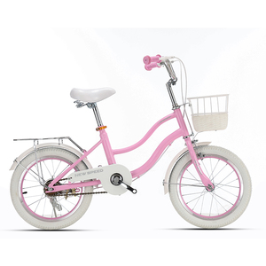 Bicicleta Infantil Modelo Princesa de 14" con Aleación de Magnesio de Una Sola Velocidad Ruedas de Entrenamiento y Sillín Ajustable para Niños de 3 a 8 Años - Product Image 2