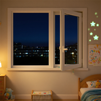 Ventana de PVC Personalizada KLEIN, Varios Tamaños Opcionales, Fácil Instalación para Hogar u Oficina