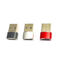 Adaptateur USB Type C vers USB 2.0 3.0 pour charge, OTG, LAN, blanc, nickelé, 4 broches en laiton pour téléphone portable