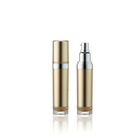 Bouteilles rondes en acrylique fantaisie avec pompe, capacité de 60 ml et 120 ml, pour l'emballage de lotions et de crèmes