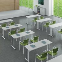 Petite table d'étude pliante directe d'usine table d'étude pliable ergonomique pour les étudiants
