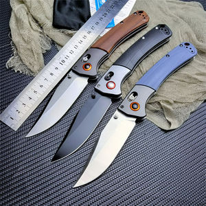 Crooked River 15080 G10 Handle Folding Pocket Knife Botão Bowie Alta Lâmina de Aço Carbono para Camping Sobrevivência EDC Tactical - Product Image 5