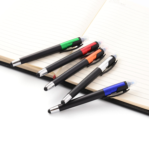 3 en 1 de bola de plástico de pluma y resaltador pluma con stylus capacitivo para cualquier pantalla táctil del producto - Product Image 1