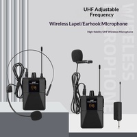 Microphone sans fil UHF pour casque, amplificateur vocal pour enseignant, haut-parleur, micro à double condensateur, modèle E-66