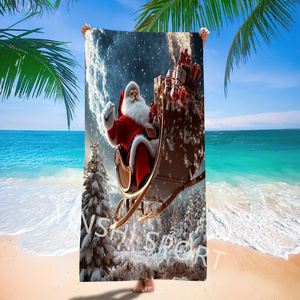 Toalla <span class=keywords><strong>de</strong></span> microfibra con estampado <span class=keywords><strong>de</strong></span> <span class=keywords><strong>personajes</strong></span> <span class=keywords><strong>de</strong></span> Navidad al por mayor, toalla <span class=keywords><strong>de</strong></span> playa <span class=keywords><strong>de</strong></span> baño para niños sin arena - Product Image 1