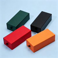 Boîte à tiroirs en stock, boîte cadeau en carton multicolore, emballage de lunettes de soleil haut de gamme, portable et écologique