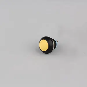 CMP 12mm Plastic 6 Colors Black Body Solder 2 Pins Waterproof Micro Momentary Start Button Round Switch Sealed Push Button