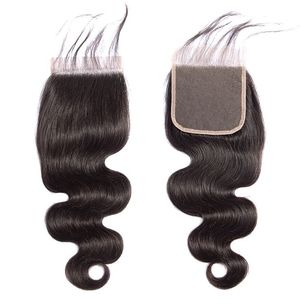 Parrucche Xuchang 100% <span class=keywords><strong>Capelli</strong></span> Umani Vergini 4x4 HD Lace Front Body Wave con Attaccatura Pre-Definita 8"-20" Nere Completamente Intrecciate a Mano - Product Image 4