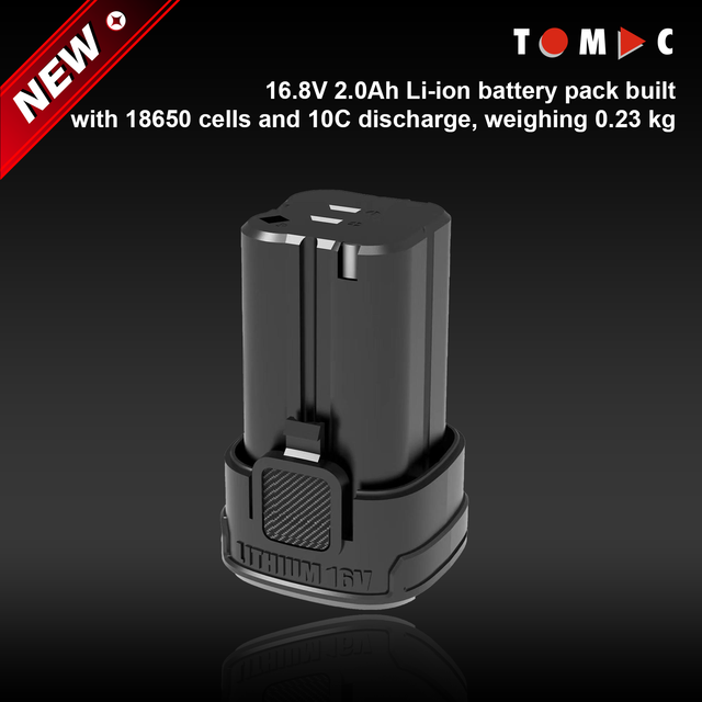 TOMAC 16V 2.0AH Lithium Battery