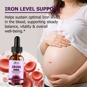 Best Seller Iron Liquid Drops with Elemental Iron Supporting Steady Balance Produce Hemoglobin Boost Immunity Liquid Drops - Product Image 4