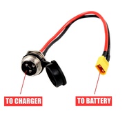 Livolo — Port de chargement universel à 3 broches pour Scooter électrique, avec prise pour VSETT 8 8 + 9 + 10 + ZERO 8 9 10 8X 10X 11X