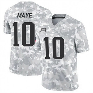 Maillots de football des rivalités de la Nouvelle-Angleterre 10 Drake Maye 12 Tom Brady 8 Diggs Carbon Fashion Stitched USA Football Team Jersey Shirt - Product Image 4