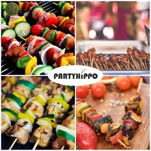Brochetas de Bambú Natural Ecológicas, Palitos Desechables Resistentes para Barbacoa, Palillos de Madera para Asar, Fiestas, Frutas, Fuente de Chocolate - Product Image 5