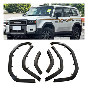 Maictop accesorios de coche delantero trasero rueda de plástico cejas guardabarros bengalas para TOYOTA Land Cruiser <span class=keywords><strong>Prado</strong></span> LC250 <span class=keywords><strong>2022</strong></span> 2025 Kit de carrocería - Product Image 2
