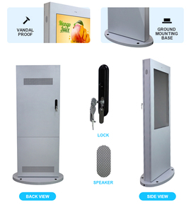 محطة البنزين الرقمية الطوطم عرض lcd شاشة الإعلان 43 بوصة الطابق حامل كشك في الهواء الطلق البرمجيات - Product Image 3