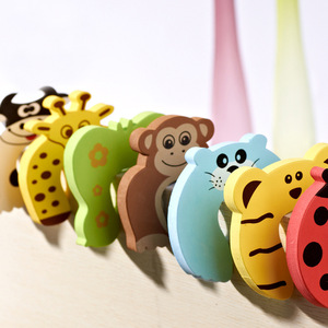 Baby Proofing <span class=keywords><strong>Finger</strong></span> Pinch Guard Venta al por mayor Baby Animal Security Card Door Stopper Soft Eva Foam - Product Image 3