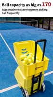 Machine à balles de padel télécommandée, lanceur de balles automatique pressurisé pour l'entraînement en club, logo personnalisé OEM, vente en gros