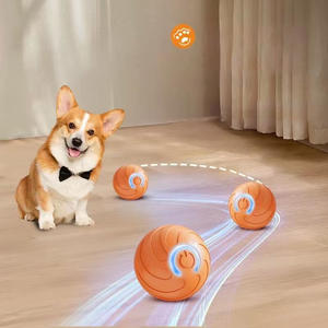 Nueva Venta caliente 360 ° Smart Automatic Interactive Dog Smart Ball Toy Interactive <span class=keywords><strong>Cat</strong></span> Toys Rolling Ball con cargador USB - Product Image 1