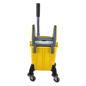 Fabricant professionnel <span class=keywords><strong>pas</strong></span> <span class=keywords><strong>cher</strong></span> durable en plastique jaune <span class=keywords><strong>essoreuse</strong></span> 360 nettoyage vadrouille seau - Product Image 3